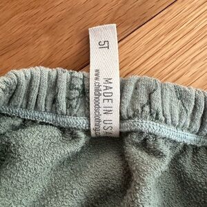 Childhoods Clothing 5T Green Joggers